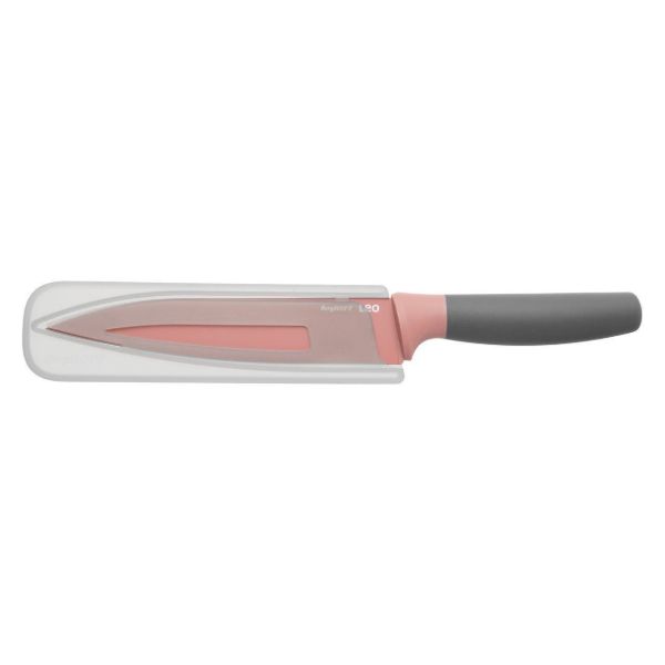 Afbeeldingen van LEO Vleesmes roze 19 cm