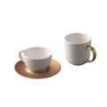 Afbeeldingen van GEM 3-delige koffie- en theeset wit