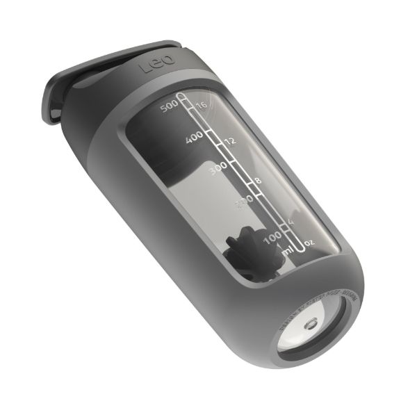 Afbeeldingen van LEO Shaker fles met geïntegreerd poedercompartiment 0,50L