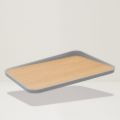 Afbeeldingen van LEO Bamboe snijplank met opstaande rand 41 x 30,5 cm
