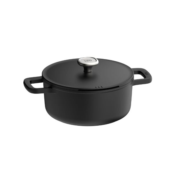 Afbeeldingen van LEO Kookpot antikleef met deksel Phantom 24 x 11,50cm