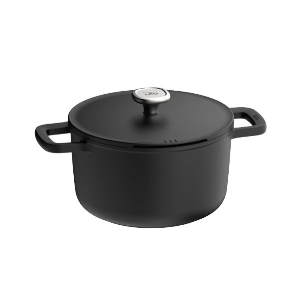 Afbeeldingen van LEO Kookpot antikleef met deksel Phantom 24 x 14cm