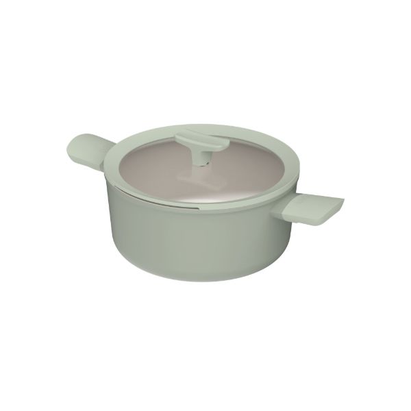 Afbeeldingen van LEO Kookpot antikleef met deksel Balance Sage 24x11,50cm