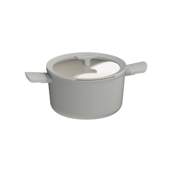 Afbeeldingen van LEO Kookpot antikleef met deksel Balance Moonmist 24 x 14cm