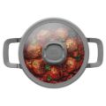 Afbeeldingen van LEO Kookpot antikleef met deksel Stone+ - Ø 20cm