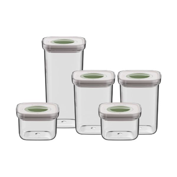 Afbeeldingen van LEO 5-delige smart seal voedselcontainer set