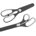 Afbeeldingen van LEO Multifunctionele keukenschaar met magnetische hoes Graphite 26cm