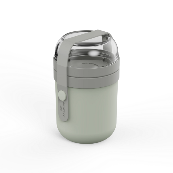 Afbeeldingen van LEO Tweedelige lunchpot Sage