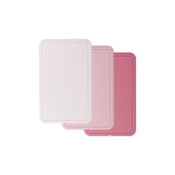 Afbeeldingen van LEO 3-delig snijplankenset Legacy Pink