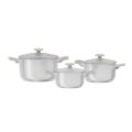 Afbeeldingen van LEO 6-delige kookpotten set Bolt Oyster