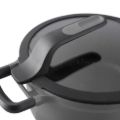 Afbeeldingen van GEM Kookpot met deksel en hittebestendig handvat grijs 16cm