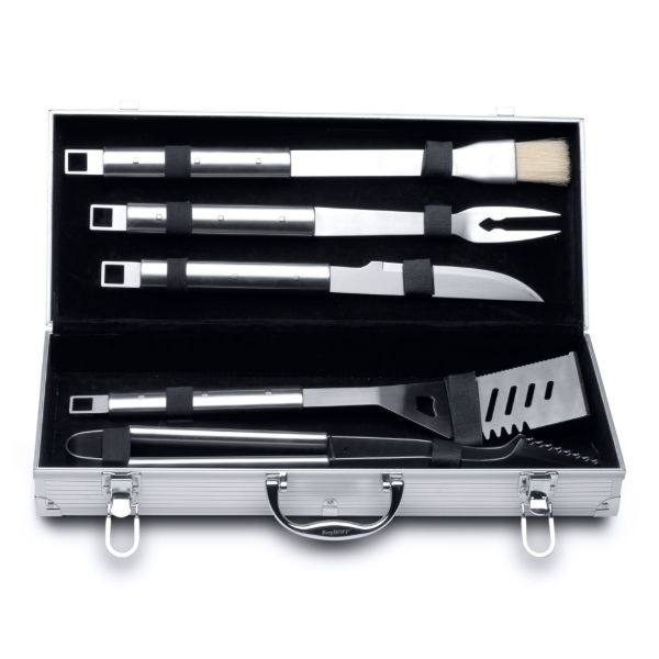 Afbeeldingen van Essentials 6-delige barbecueset in aluminium koffer