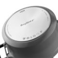 Afbeeldingen van GEM Kookpot met deksel en hittebestendige handvaten grijs 20 cm