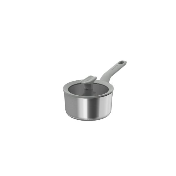 Afbeeldingen van LEO Steelpan met deksel RVS 16cm Balance