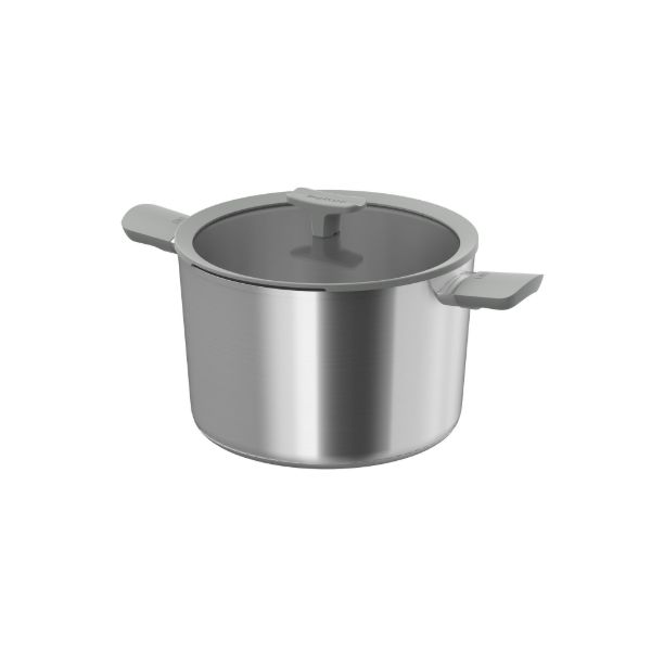 Afbeeldingen van LEO Kookpot met deksel RVS 26cm 8L Balance