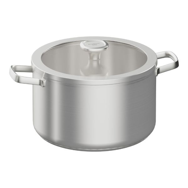 Afbeeldingen van LEO Kookpan met deksel 26cm 7,5L Graphite