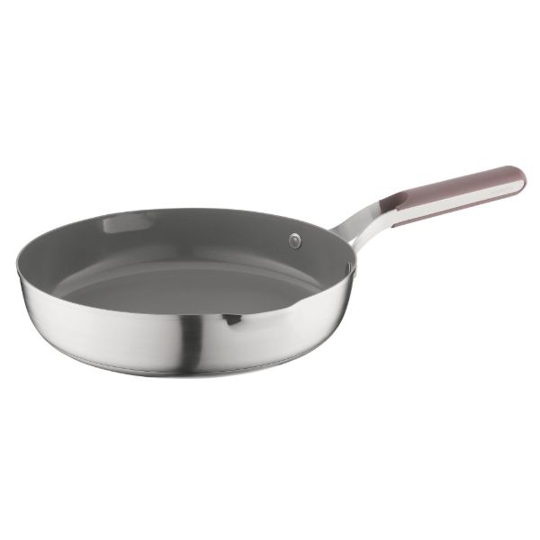 Afbeeldingen van LEO Elements Braadpan met antiaanbaklaag 28 cm Aubergine