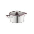 Afbeeldingen van LEO Elements Kookpot met deksel 20 cm Aubergine